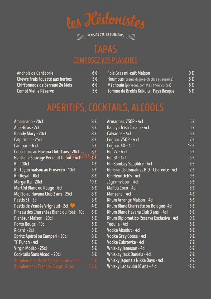 les hedonistes — carte page 3