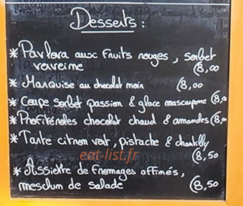 Les Petits Clous — carte page 3