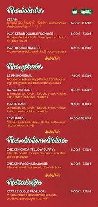 Maxi Kebab — carte page 2