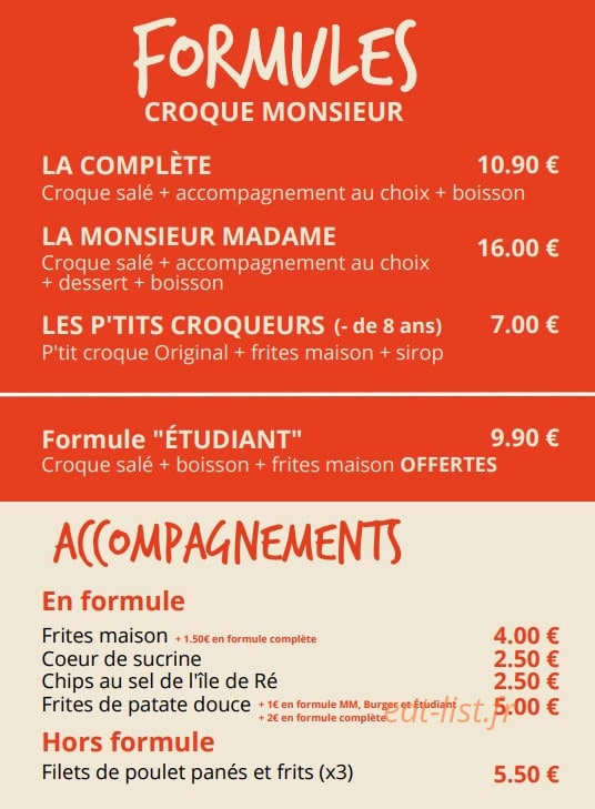 Monsieur Madame — carte page 2
