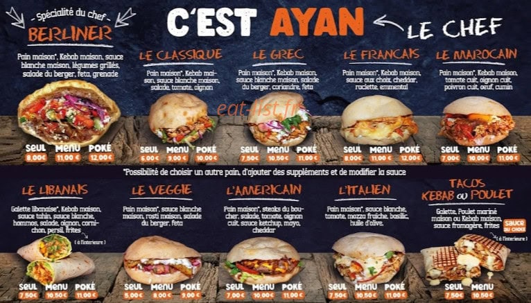 My Kebab — carte page 2