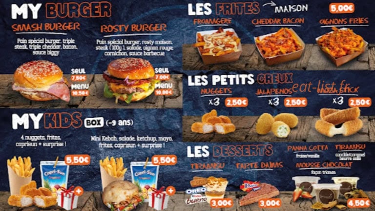My Kebab — carte page 3