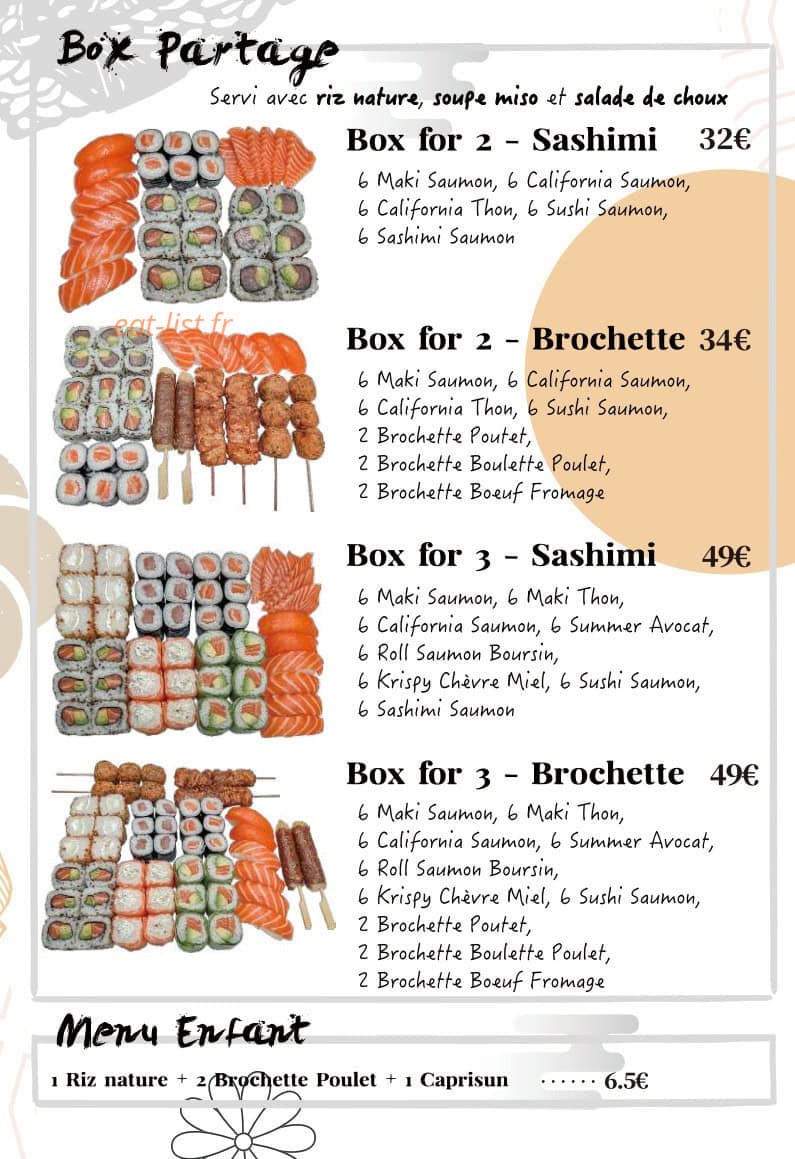 Ohayo — carte page 4
