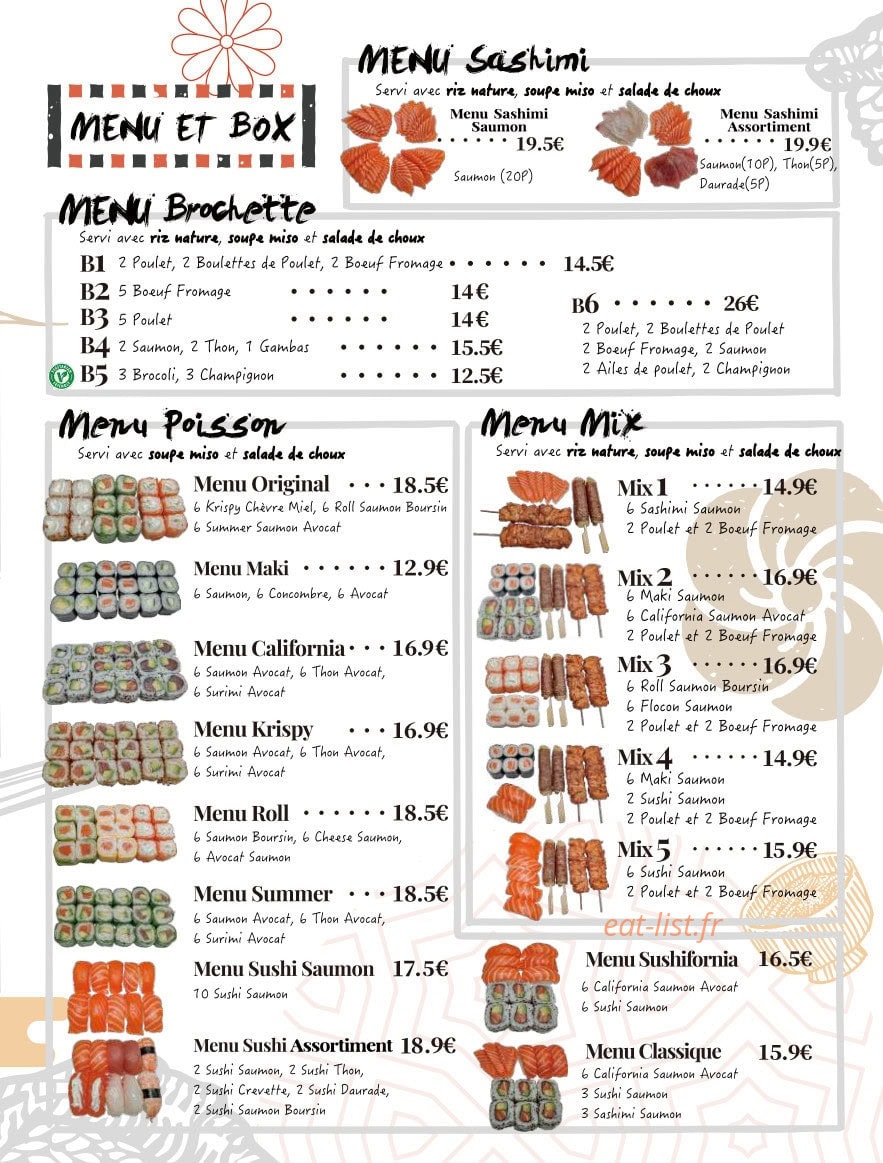 Ohayo — carte page 6