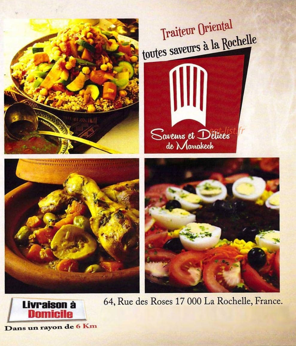 Saveurs et Délices de Marrakech — carte page 1