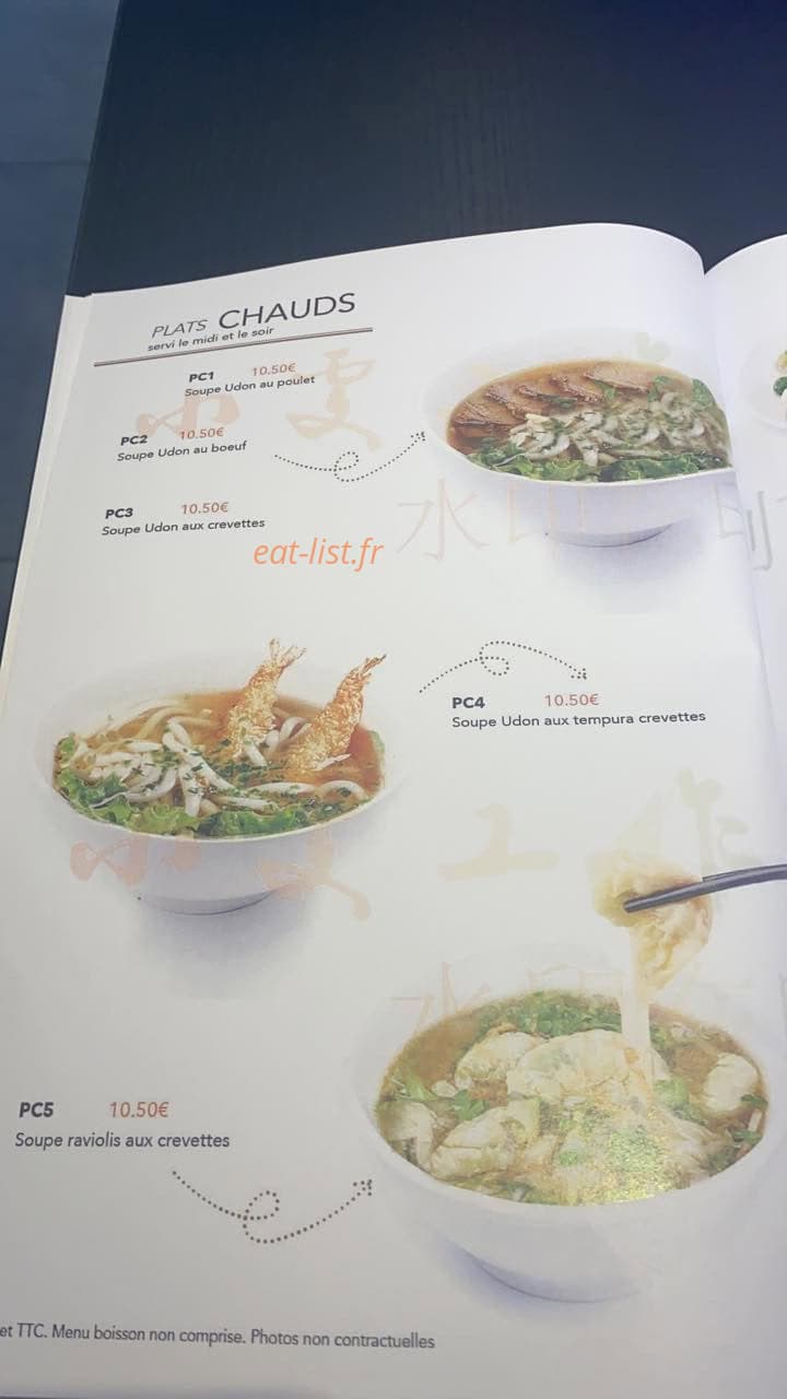 Sushi Bar — carte page 8