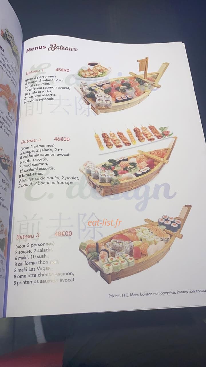 Sushi Bar — carte page 5