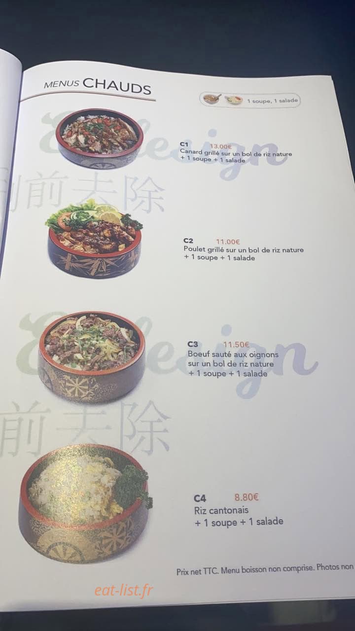 Sushi Bar — carte page 9