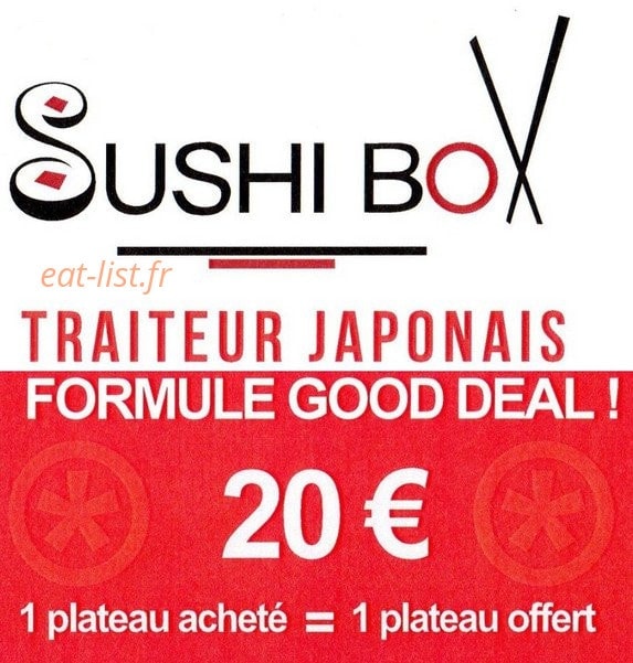 Sushi Box — carte page 1