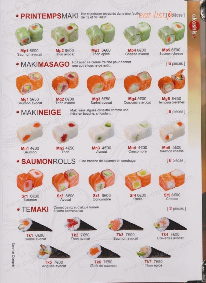 Akashiso — carte page 13