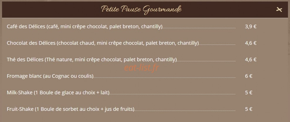 Crêperie victor hugo — carte page 10