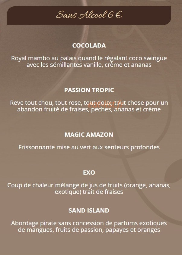 Crêperie victor hugo — carte page 17