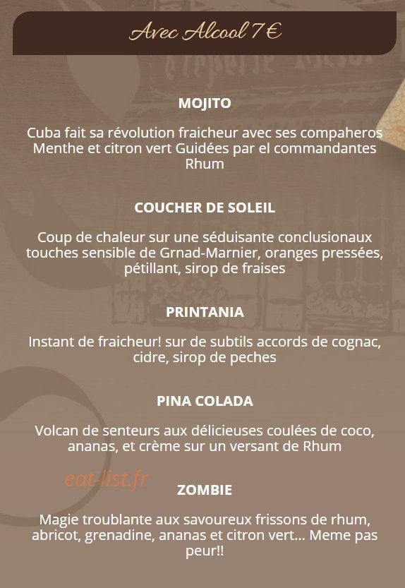 Crêperie victor hugo — carte page 18