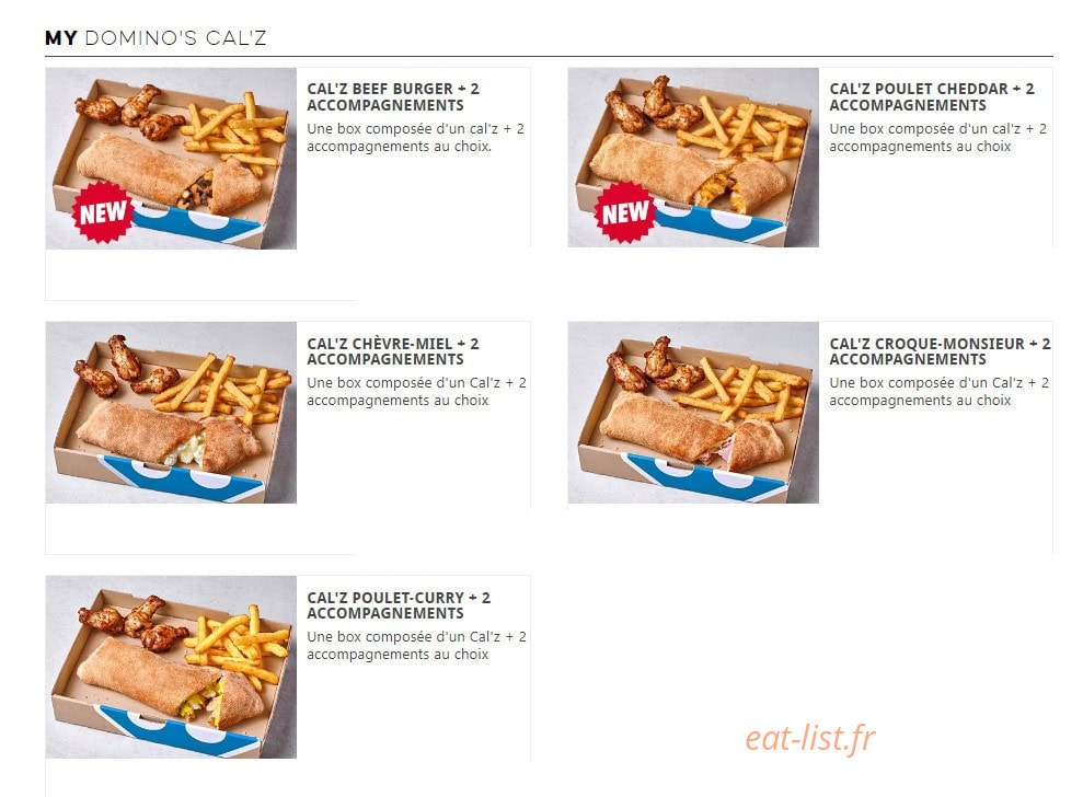 Domino’s — carte page 6