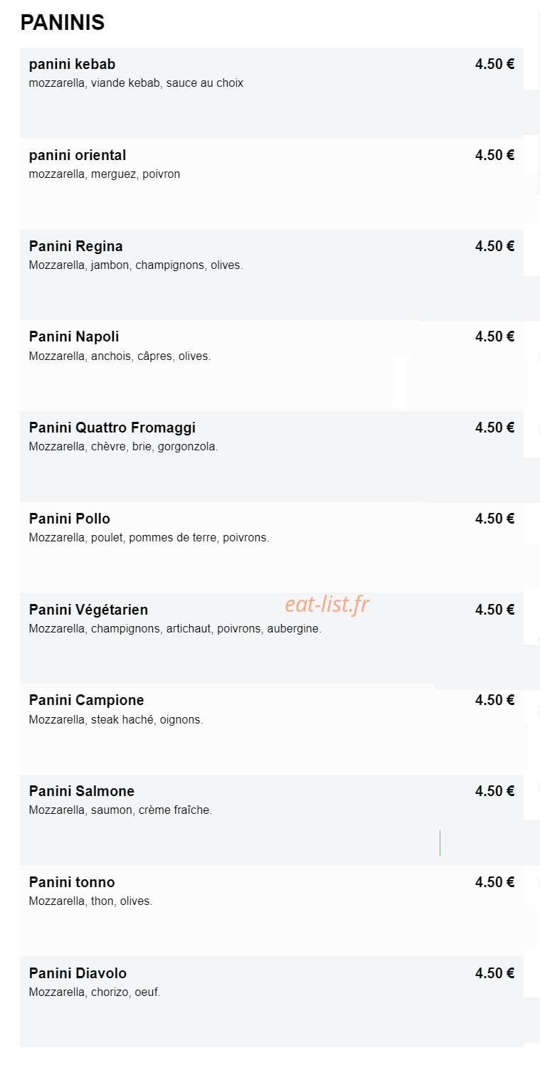 Fou food — carte page 5