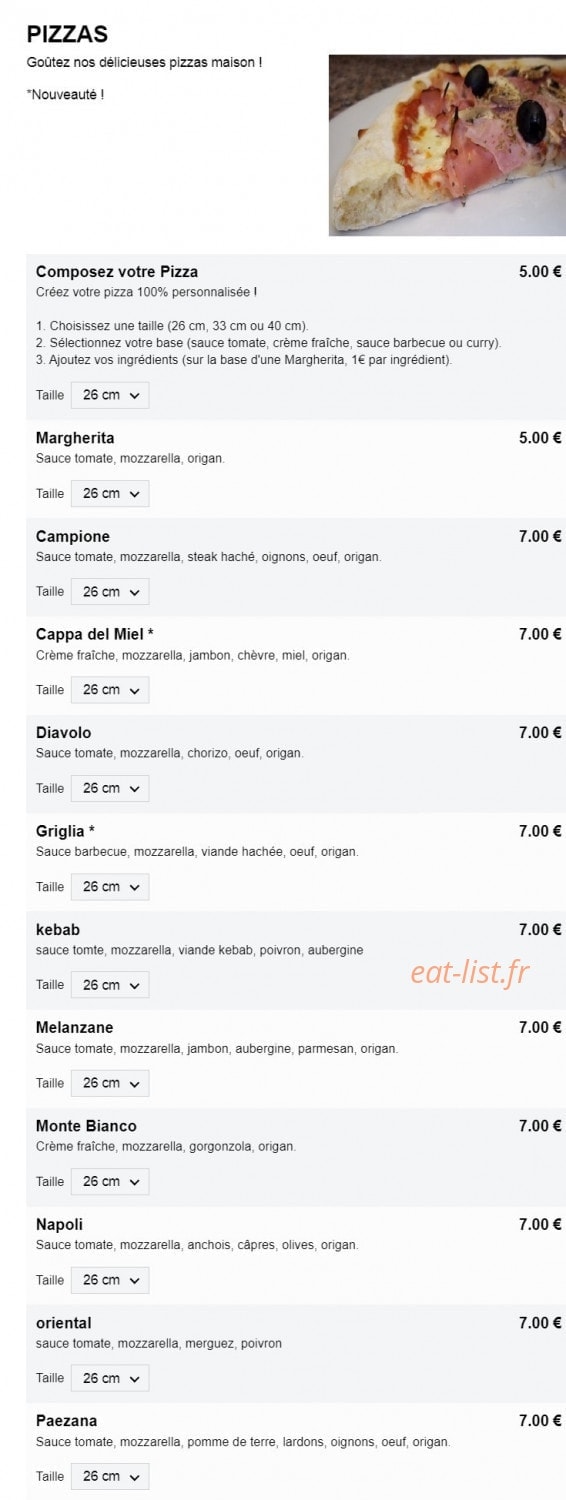 Fou food — carte page 2