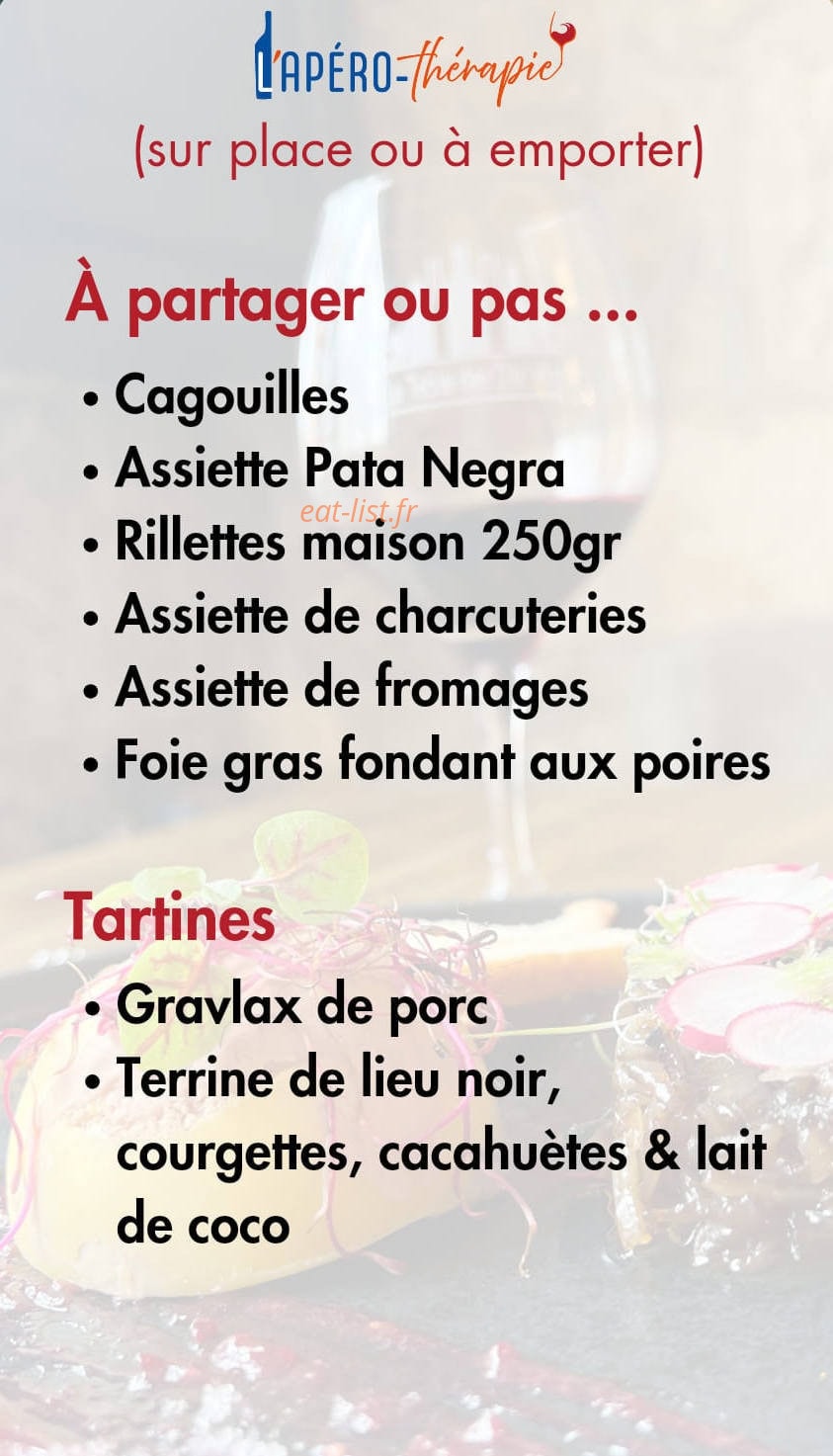L'Apéro-Thérapie — carte page 2