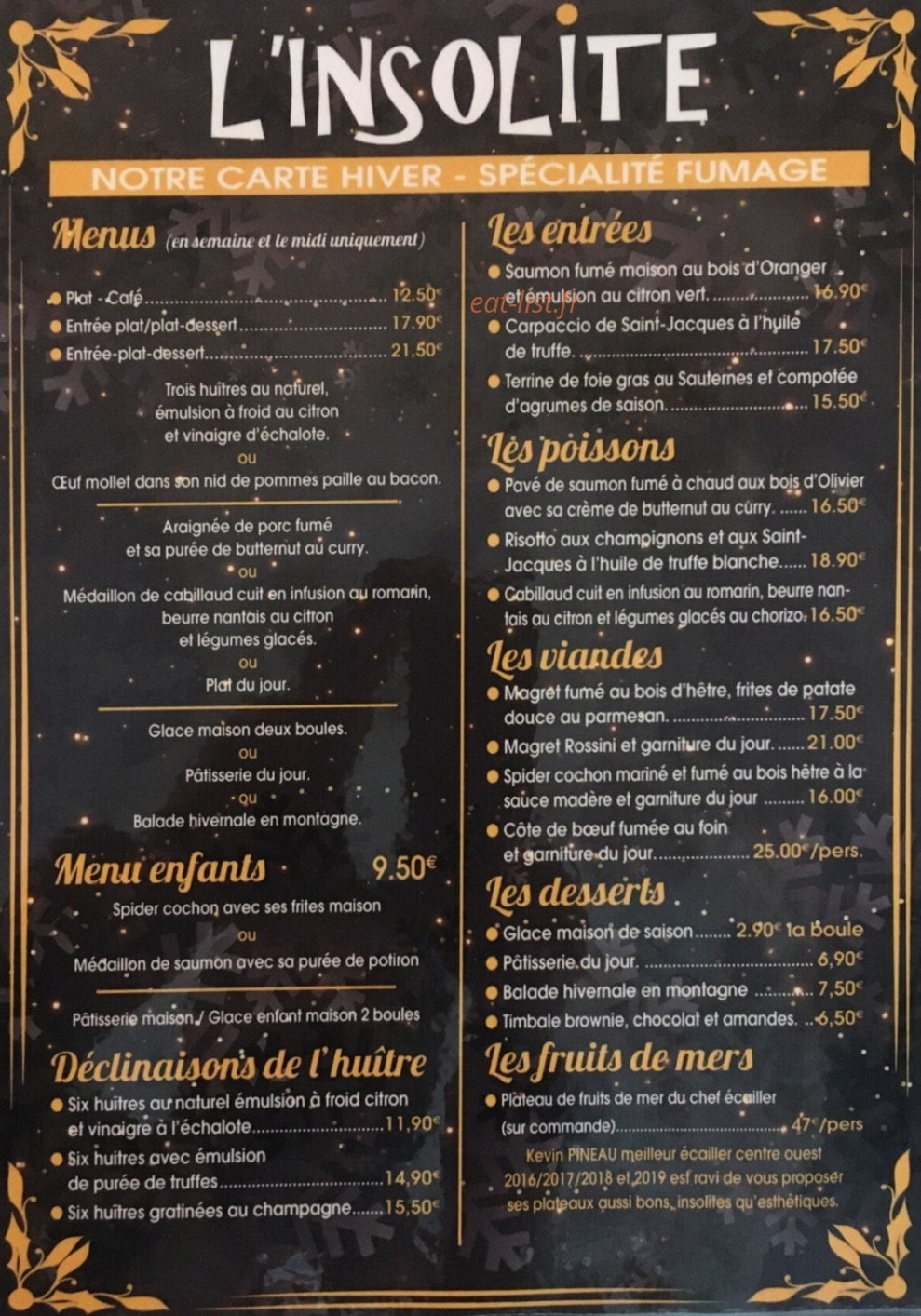 L’insolite — carte page 1