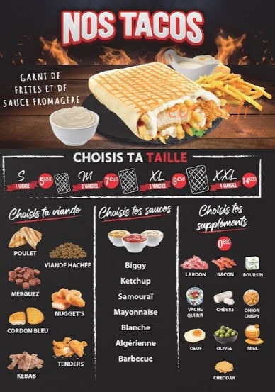 L'unik burger — carte page 2