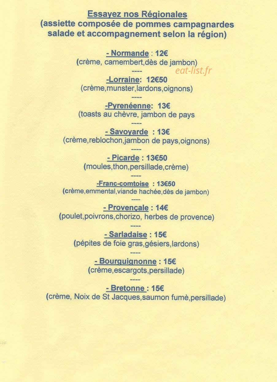La Trattoria — carte page 7