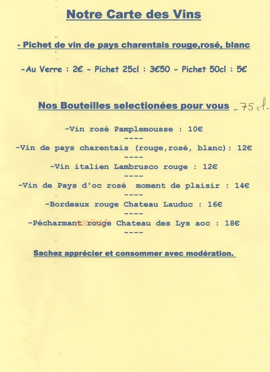 La Trattoria — carte page 10