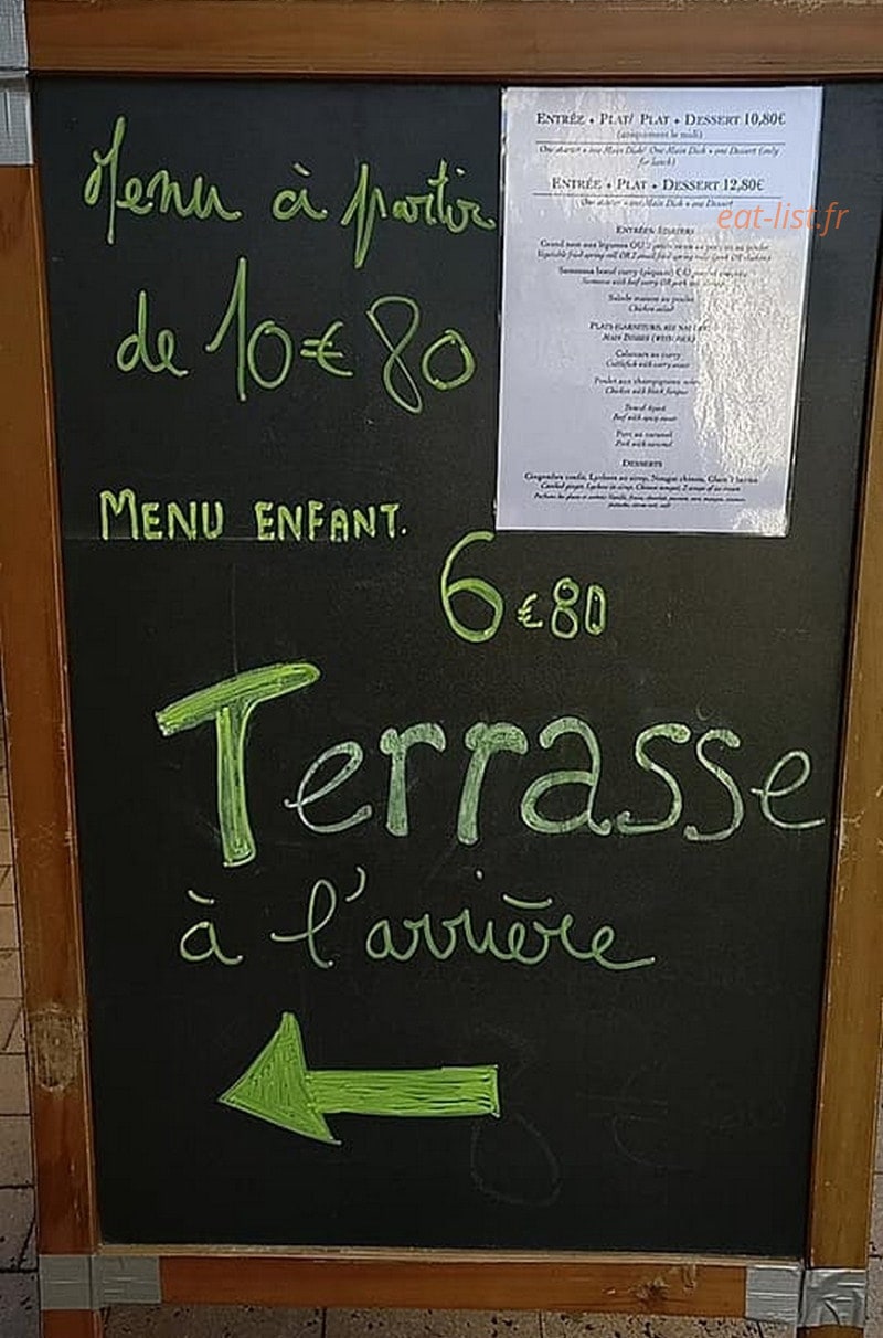 Le Mandarin — carte page 1