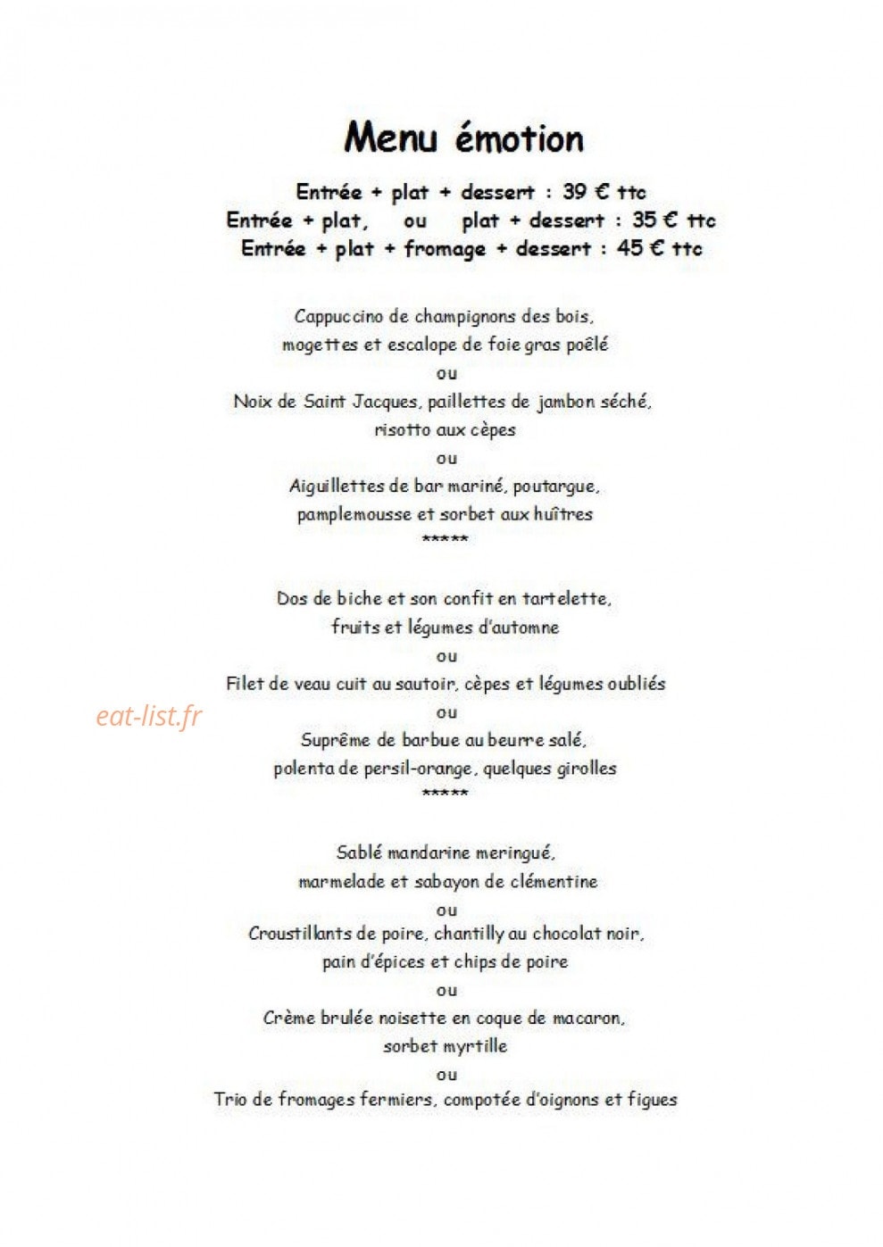 Le parvis — carte page 1