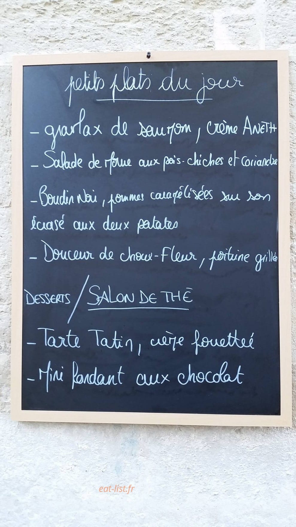 Le Repaire des Artistes — carte page 1