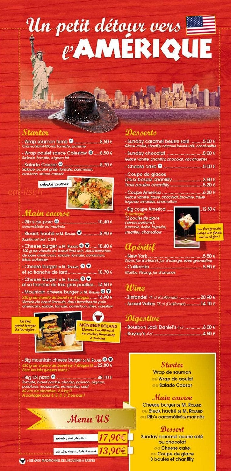 Les saveurs du Monde — carte page 4