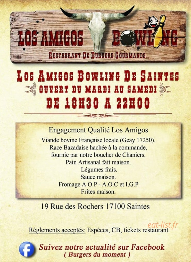 Los Amigos Bowling — carte page 3