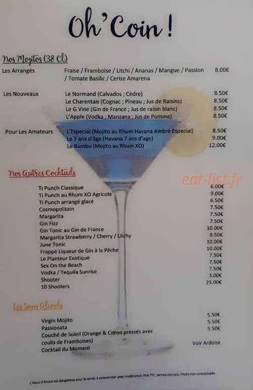 Oh coin — carte page 2