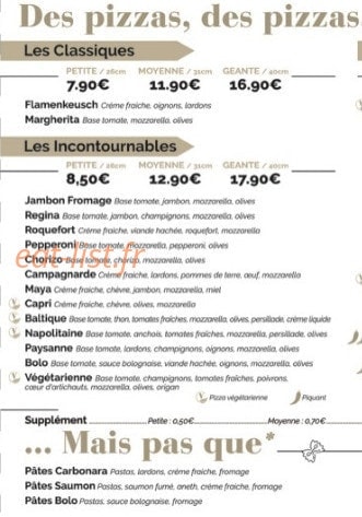 Pizza Nova — carte page 4