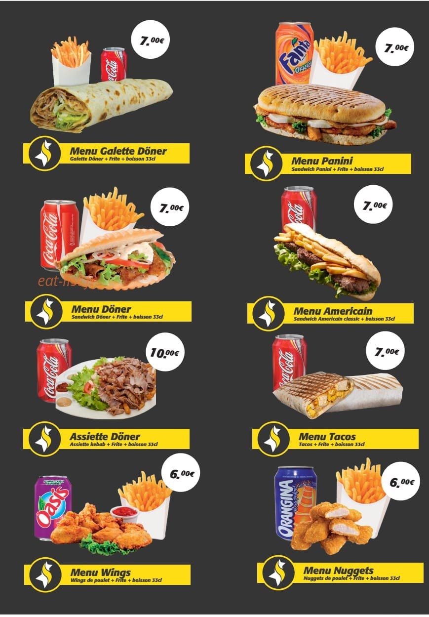 Star Döner — carte page 4