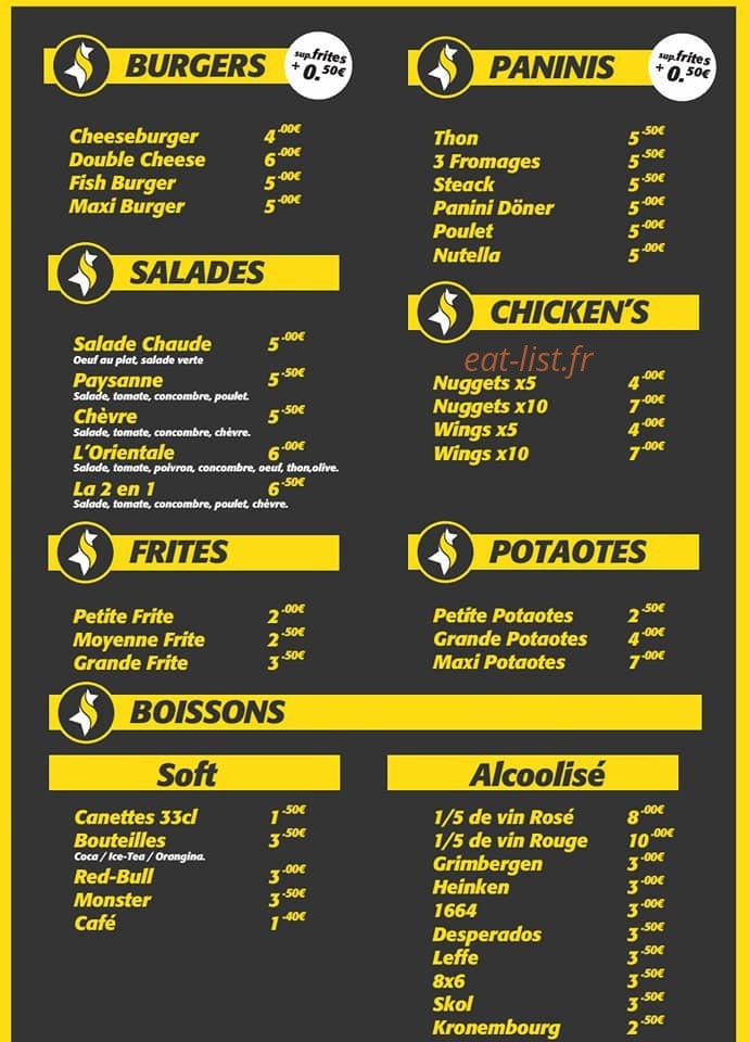 Star Döner — carte page 3