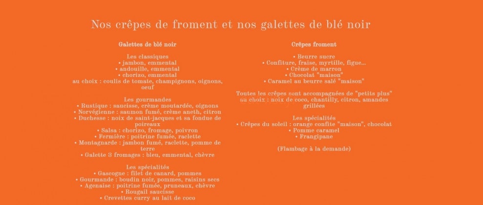 Les galettes d'Anaïs — carte page 1