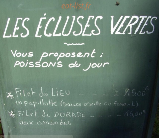 Les Ecluses Vertes — carte page 1
