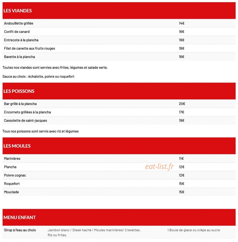 Le Cheun à Quai — carte page 4