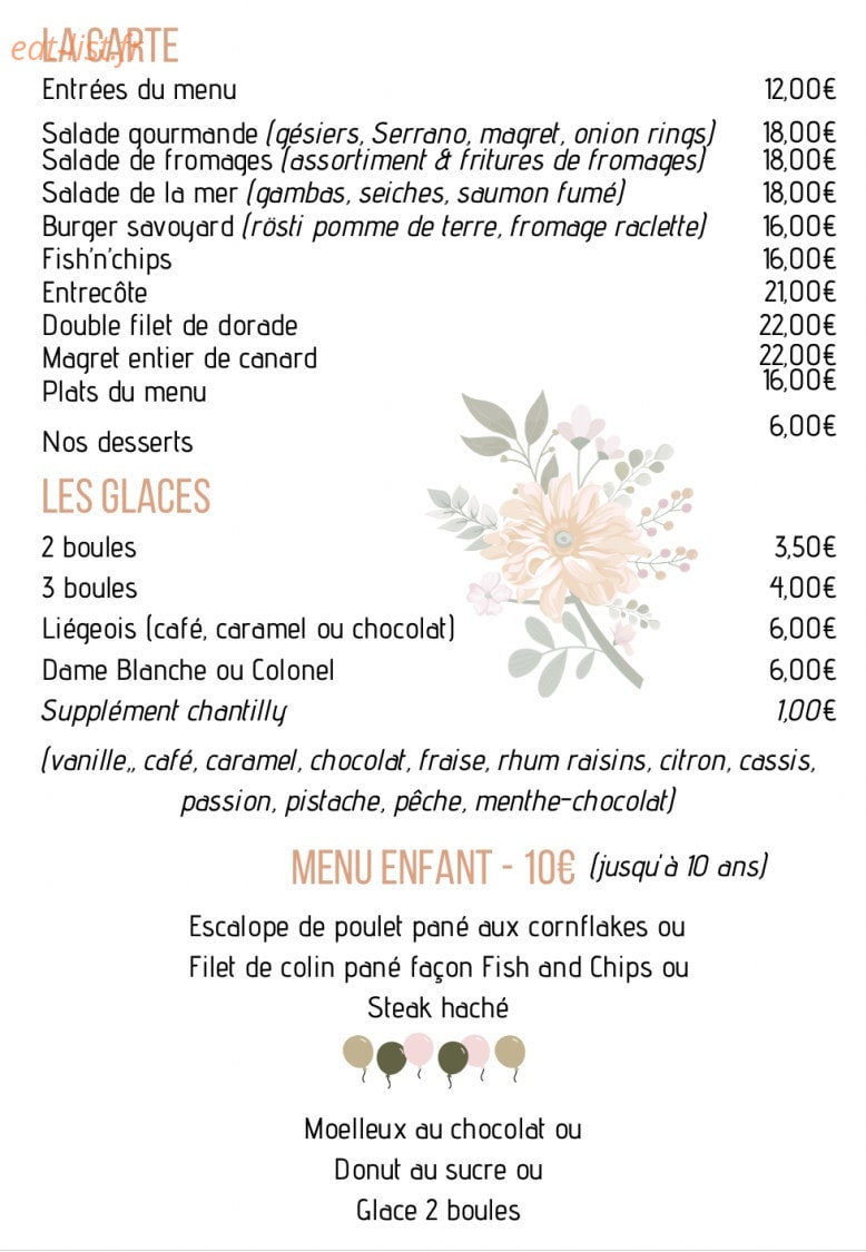 Le Saint Pierre — carte page 2