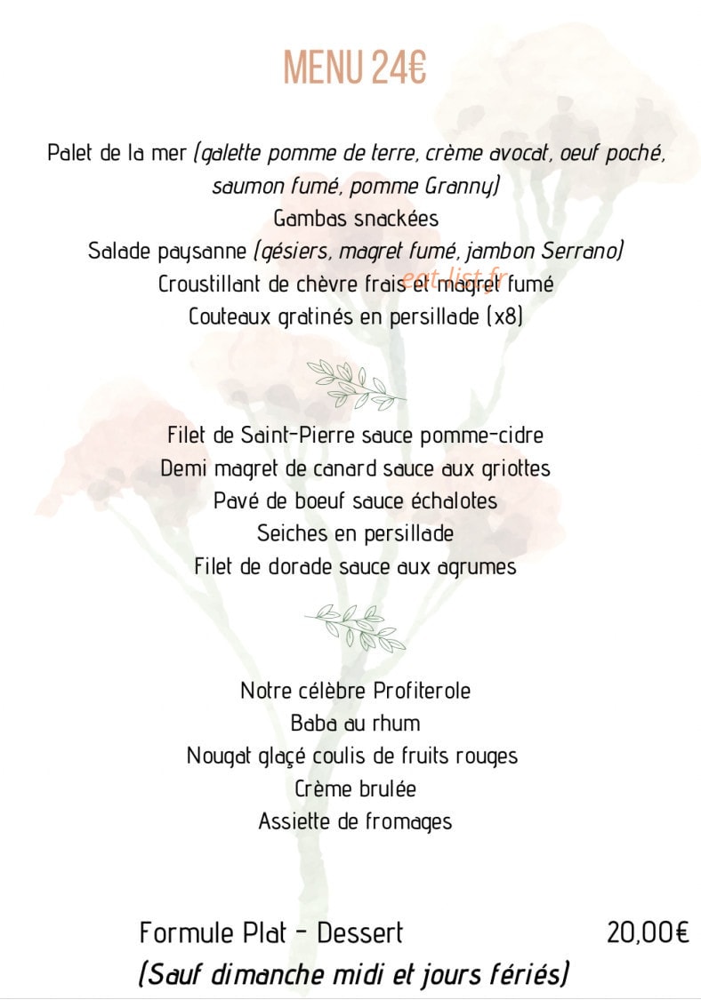 Le Saint Pierre — carte page 4