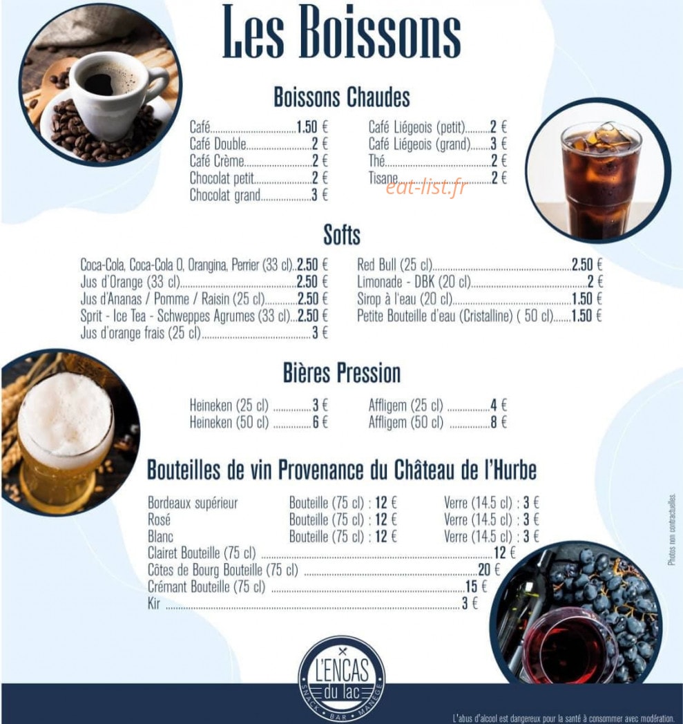 L'encas du lac — carte page 3
