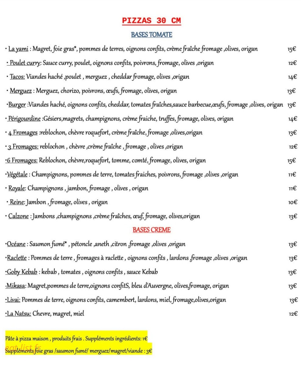 Le Yami — carte page 1