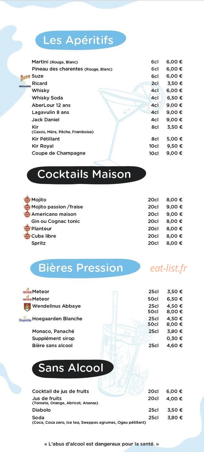 L'Entre Potes — carte page 6