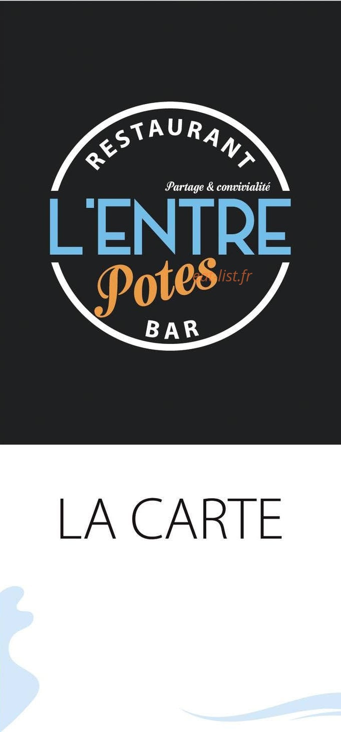 L'Entre Potes — carte page 1