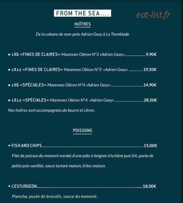 La Crique — carte page 3