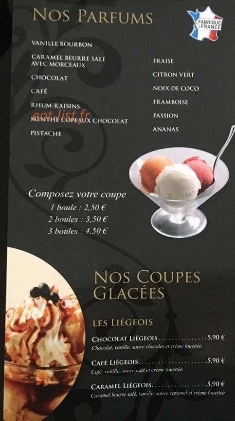 La Terrasse aux Arômes — carte page 7
