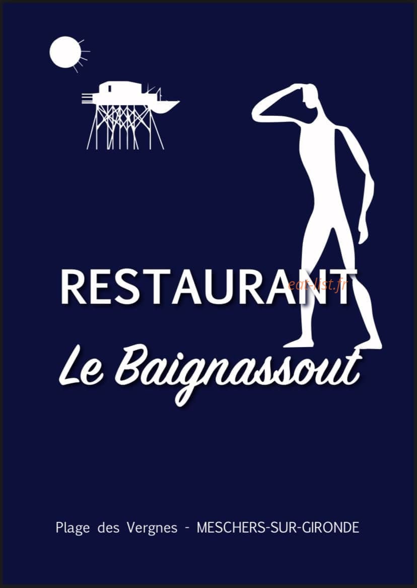 Le Baignassout — carte page 1