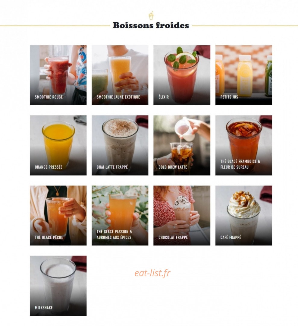 Columbus Café & Co — carte page 4