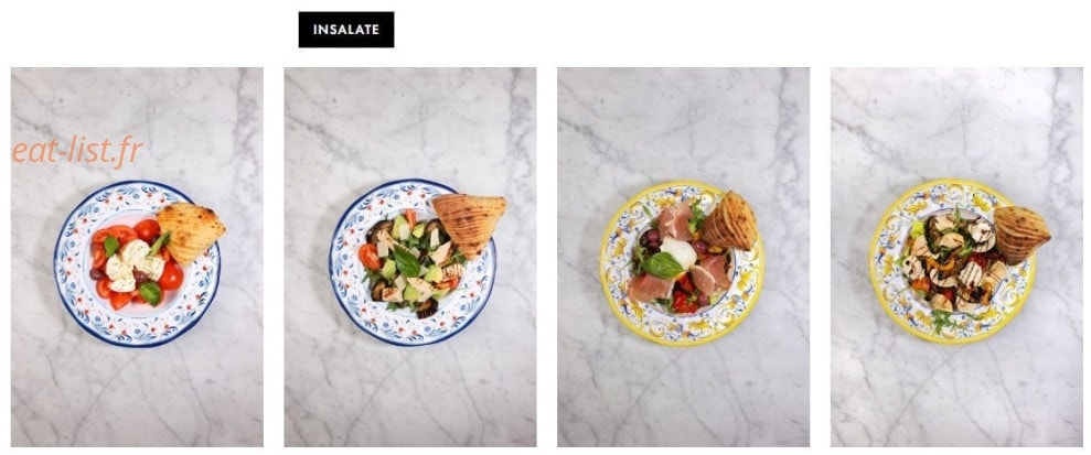 Italian Trattoria — carte page 3