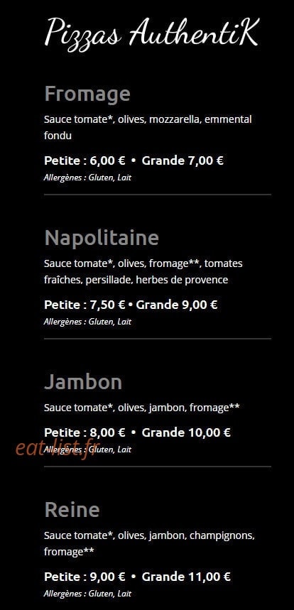 Kpizz — carte page 10