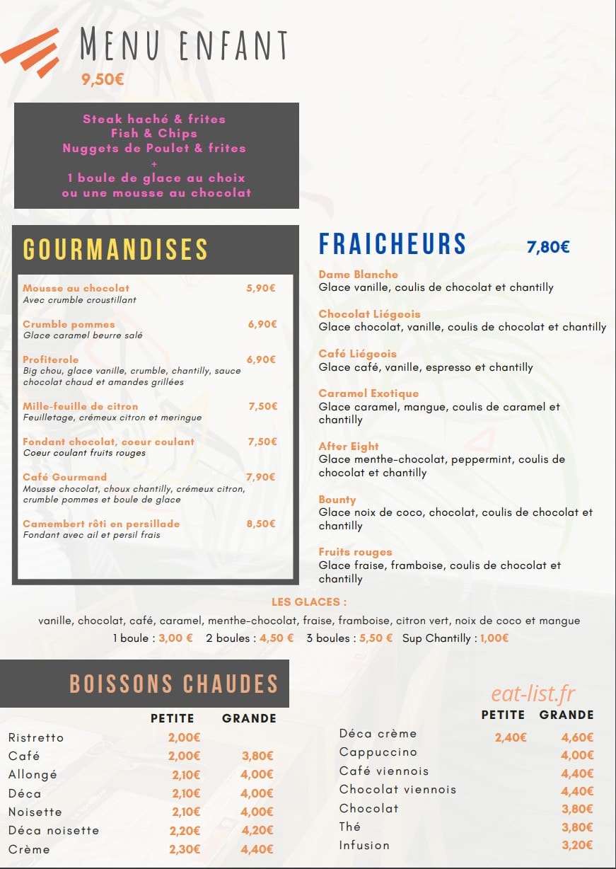 Le Sparrow — carte page 4